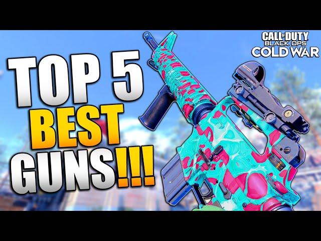 Top 5 Weapons & Class Setups in CoD BOCW | Black Ops Cold War Class Setups | JGOD