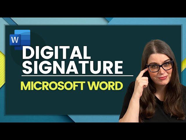 How to Create a Digital Signature in Word