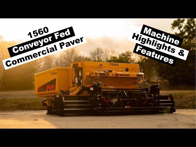 1560 Commercial Paver Highlights and Features