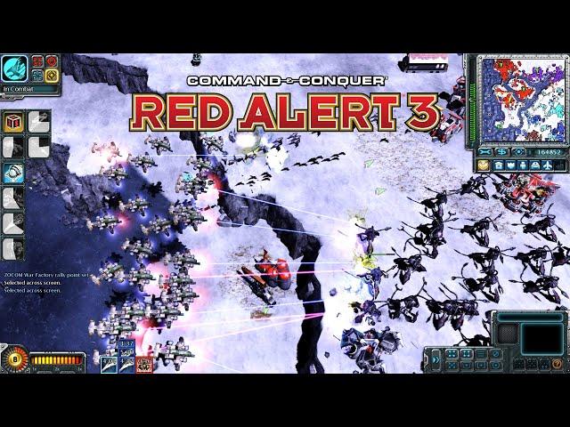 Red Alert 3 World in Conflict MOD Allies Mission 04 | GDI Vs Scrin!?