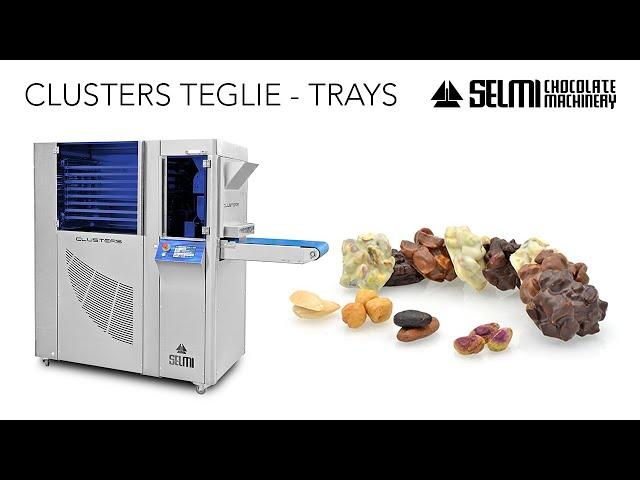 Cluster Teglia: production of Cluster: chocolate-based agglomerates containing nuts inclusions