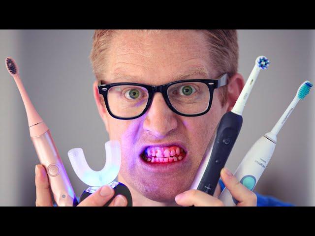 THE BEST TOOTHBRUSH! For PLAQUE, GUM DISEASE, BRACES. ELECTRIC ORAL-B vs. SONICARE vs. BURST Review