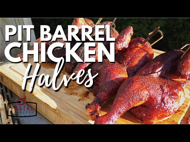 Pit Barrel Cooker Chicken Recipe - Smoked Chicken Halves On The Grill Easy