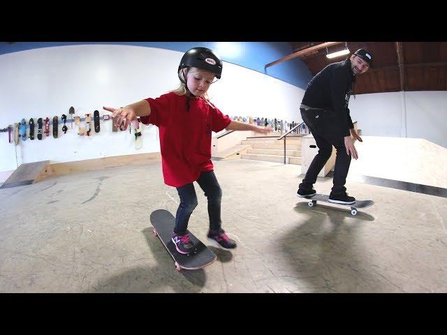 HOW TO TEACH A KID TO SKATEBOARD!