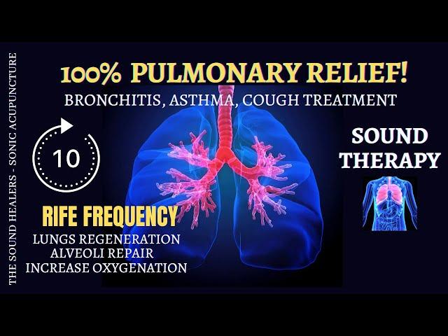 Bronchitis I Asthma I Cough Relief I Pulmonary Infection I Emphysema  RIFE Frequency Sound Therapy