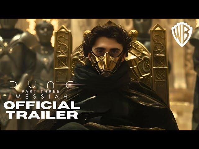 Dune 3: Messiah - Official Trailer | Timothée Chalamet, Anya Taylor-Joy