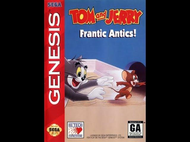 Tom and Jerry Frantic Antics Sega Genesis (MegaDrive) Hard Walkthrough