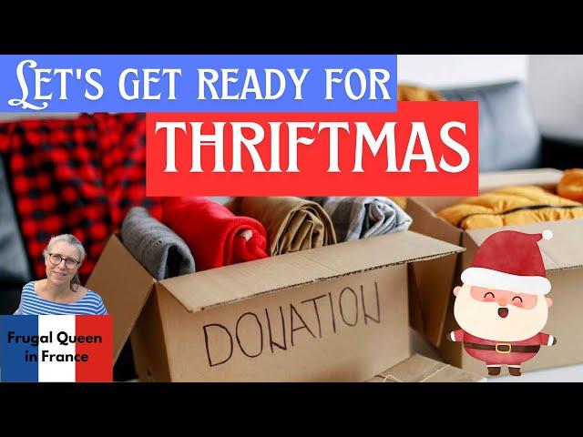 Let's get ready for Thriftmas - #frugalityislife #charity #readyforchristmas