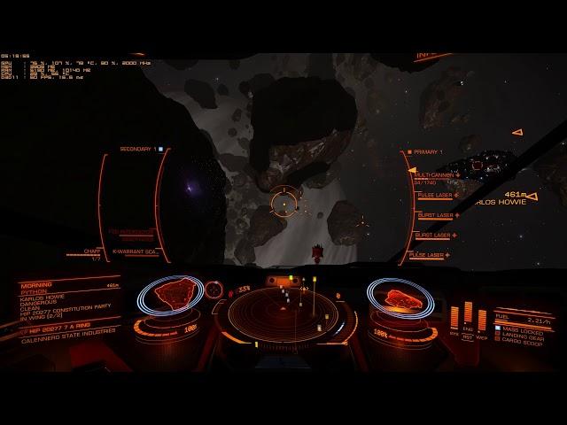 Elite Dangerous 2.3 - AI Ship uses Plasma Accelerator instead of Mining Laser