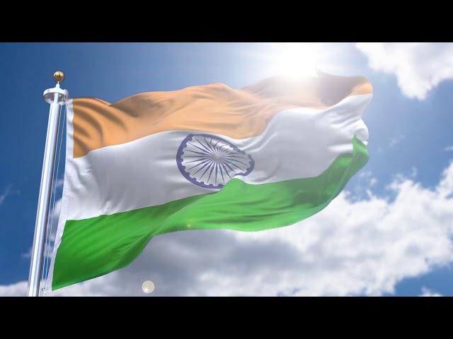 Free 4k Footage - Waving Indian Flag - Indian Independence Day Video