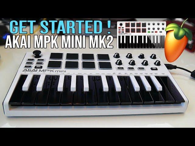 Akai Pro MPK mini MKII - Get Started Setup, Software Download, and Installation + Unboxing (PC/MAC)