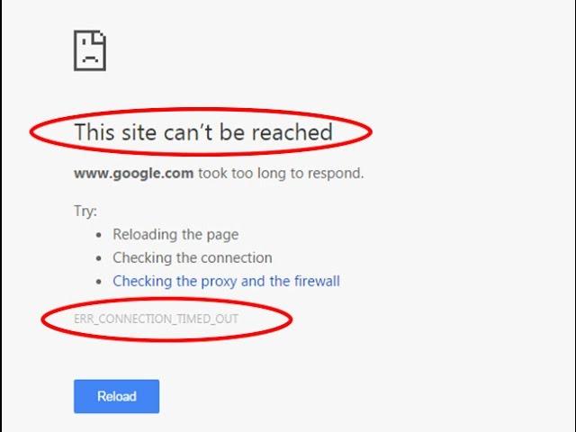 How to fix This site can’t be reached|ERR_CONNECTION_TIMED_OUT in Google chrome