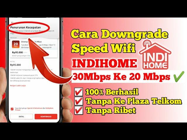 Cara Menurunkan Paket Wifi Indihome Terbaru | Cara Downgrade Speed Wifi Indihome