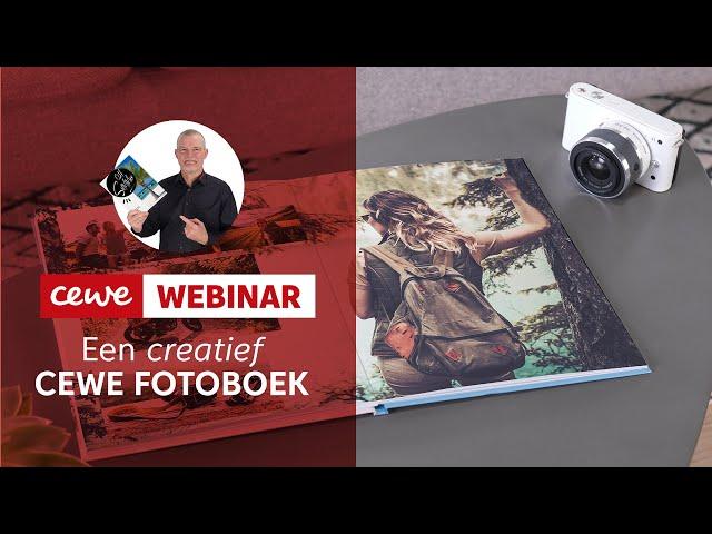 Webinar: Maak een creatief CEWE FOTOBOEK