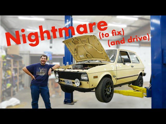 Fixing the Hot Rod Yugo was a Nightmare (and it's still not done)