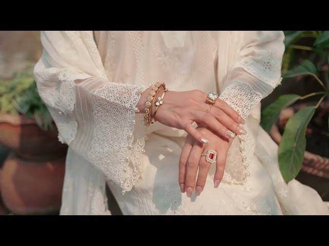 Schiffli Embroidered Lawn Collection 2023 | White Outfit | Eid Collection | Motifz