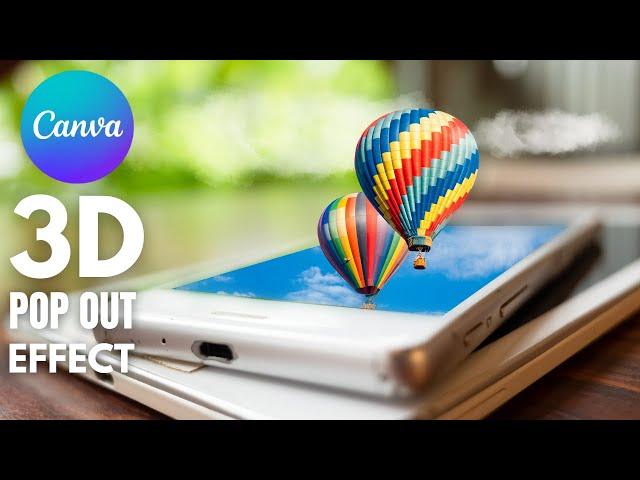 3d Pop Out Effect Tutorial in Canva