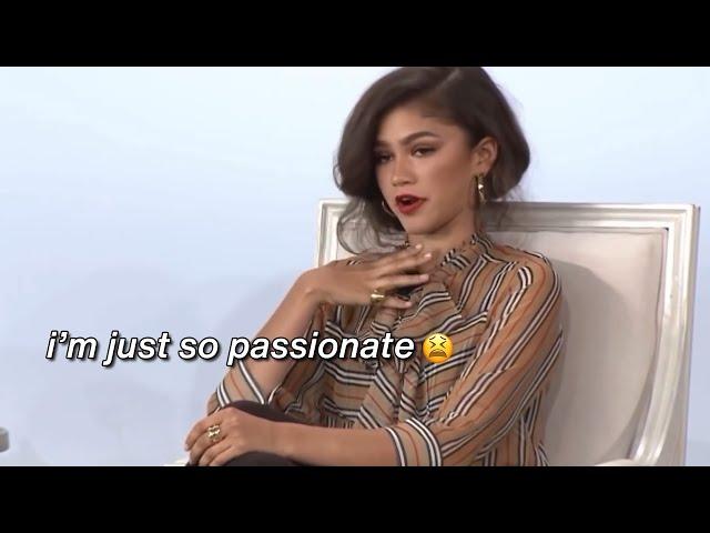 Zendaya having no filter for 6 minutes straight