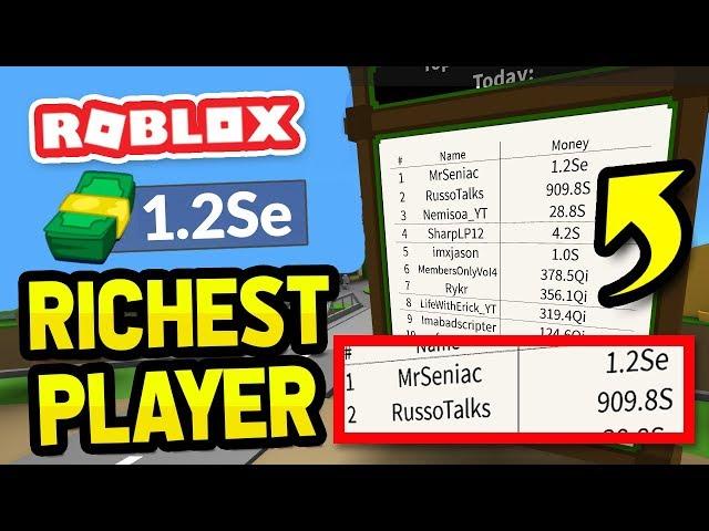 RICHEST PLAYER in ROBLOX BILLIONAIRE SIMULATOR