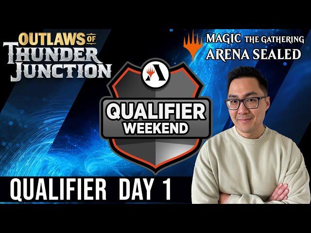 Let's Qualify For The Arena Championship! | Qualifier Weekend Day 1 | OTJ Sealed | MTG Arena