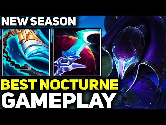 NEW SEASON - RANK 1 BEST NOCTURNE AMAZING GAMEPLAY | League of Legends