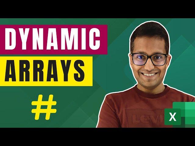 #️⃣ Dynamic Arrays in Excel - This Changes Everything!