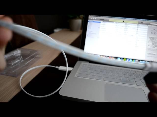 Présentation Lighting Cable iphone5mod