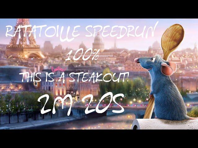 [Former WR] Ratatouille Speedrun 100% - This is a Steakout! 2m20s