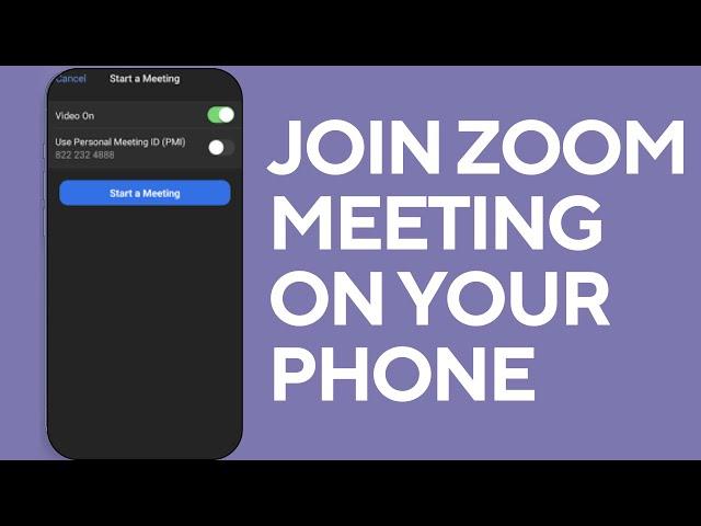 HOW TO JOIN  ZOOM MEETING ON YOUR PHONE | Attend Zoom Meetings On Mobile