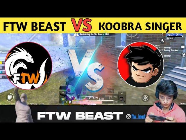 FTW Beast VS Koobra Singer YT || Intense Fight ||@JMEnEspanol @SingerYT||Pubg Lite video