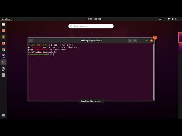 How to fix gcc: fatal error, No such file or directory | Install GCC and compile code terminal.