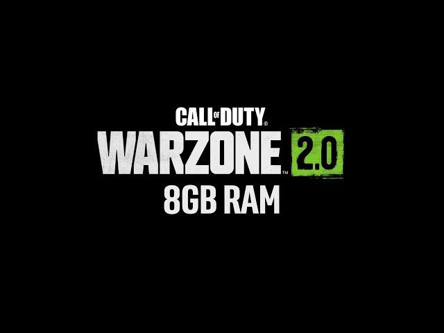 COD Warzone 2.0 on 8GB RAM & GTX 1650