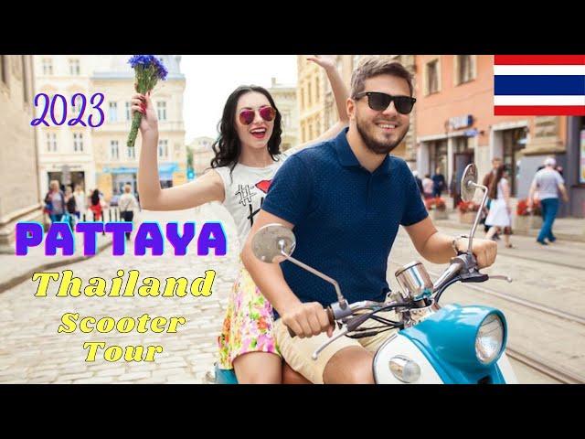 "Pattaya, Thailand: A scooter tour of the city's scenic routes, viewpoints, beaches, and nightlife"