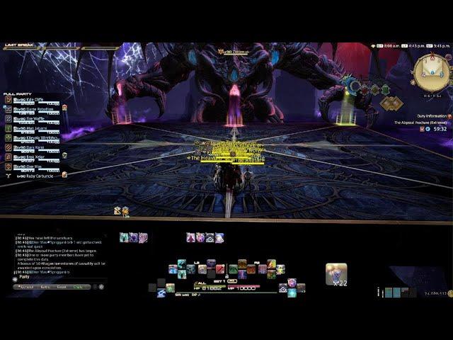 Final Fantasy 14  - The Abyssal Fracture (Extreme) (Zeromus EX) Clear - SMN PoV
