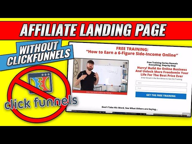 How to Create Landing Page for Affiliate Marketing