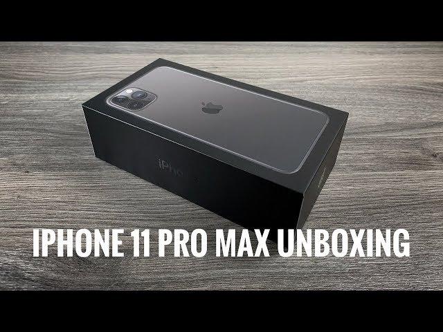 iPhone 11 Pro Max Space Grey Unboxing & Setup