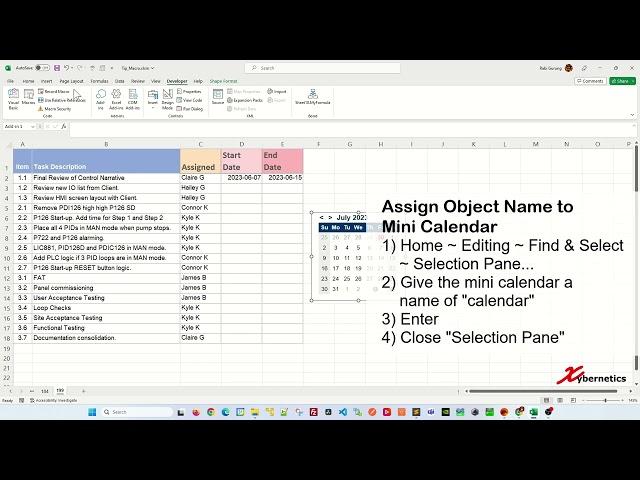 How do I make my Excel calendar pop up? - Excel Tips and Tricks