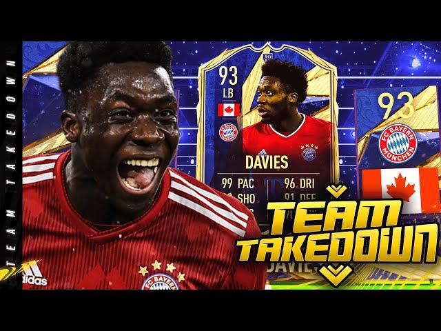 93 TOTY Alphonso Davies Team Takedown vs @AJ3 !!!