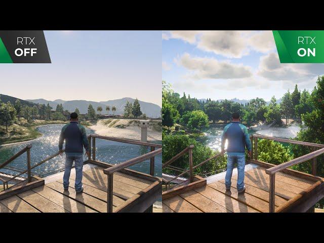 GTA 5 2013 vs 2023 Vegetation Growth 10 years passed - Graphics Comparison