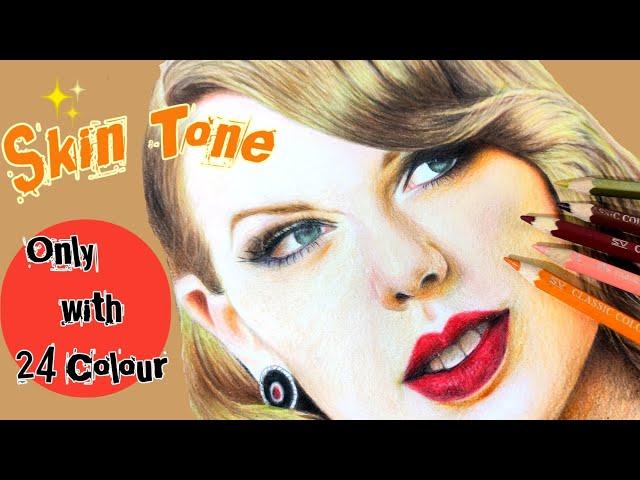 How to color skin with colored pencils (Tutorial) | Vision Slit