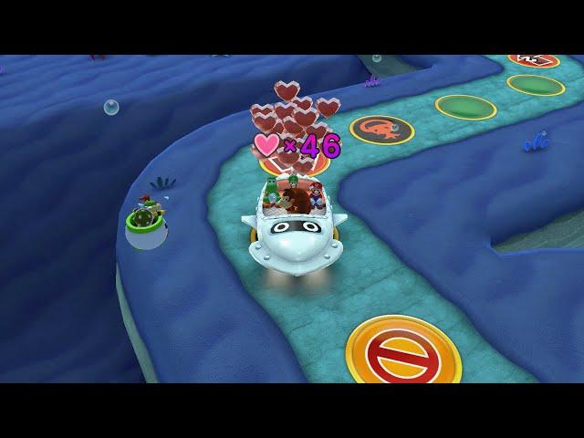 Mario Party 10 - Mario vs Luigi vs Yoshi vs Donkey Kong vs Bowser - Whimsical Waters