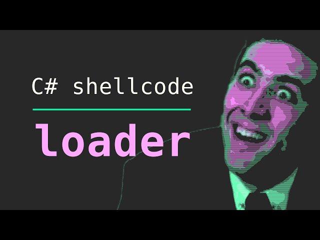 C# payload mastery 01 - simple C# shellcode loader