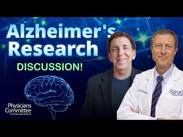 Dr. Dean Ornish and Dr. Neal Barnard Discuss Alzheimer's Research | Live at ICNM!