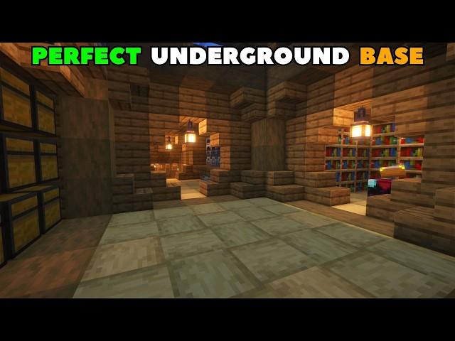 Minecraft: Underground Base Tutorial (how to build 1.21)