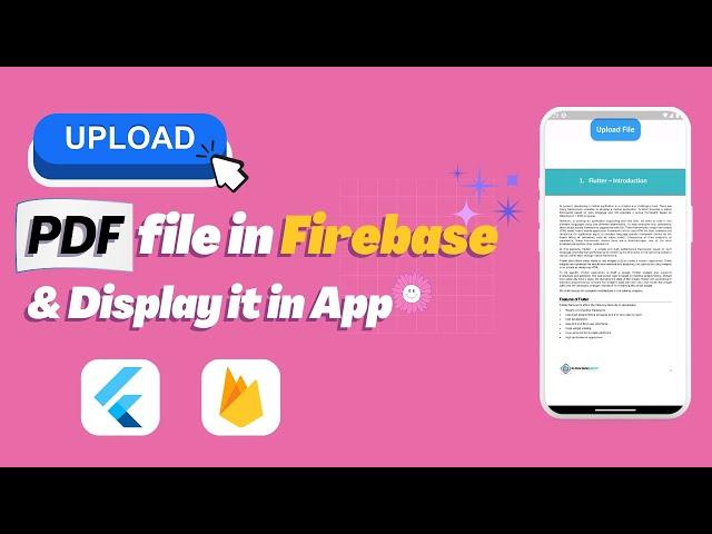 How to Upload PDF File in Firebase Storage From a Flutter App and Display it Our App