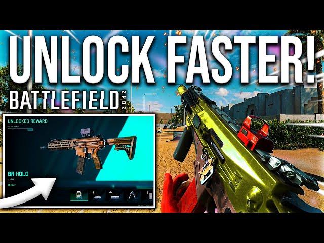 FASTEST Way to Unlock all Weapons & Attachments in Battlefield 2042