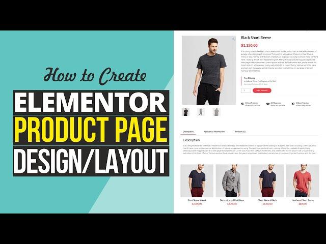 How to Make Your Product Page Design Professional and Beautiful - Elementor Single Product Tutorial