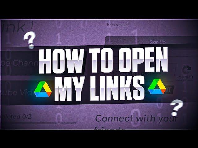 How To Open My Links || Simple Steps || KARTIK GFX