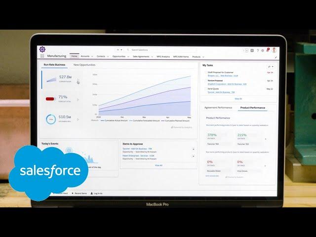 Salesforce Customer 360 Manufacturing Cloud Demo | Salesforce