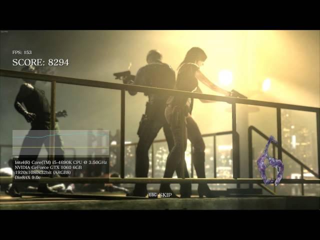 GTX 1060 6GB Resident Evil 6 Benchmark